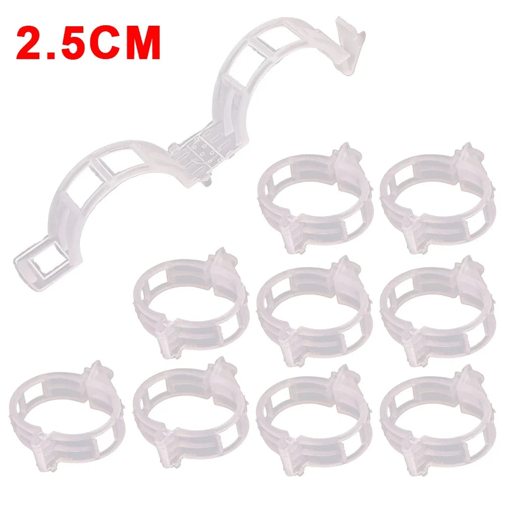 100/1Pcs Plant Support Clips Supports Connects Reusable Grafting Fixing Buckle for Support Grape Vines Tomato Gardening Supplies