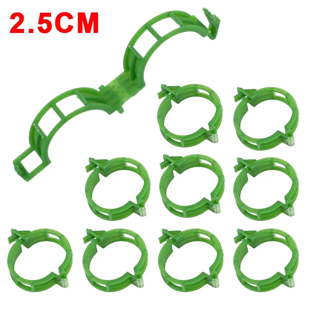 100/1Pcs Plant Support Clips Supports Connects Reusable Grafting Fixing Buckle for Support Grape Vines Tomato Gardening Supplies