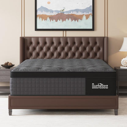 Duchessz 10"12"14" Twin Full Queen King Size Mattress in a Box Hybrid Spring Memory Foam