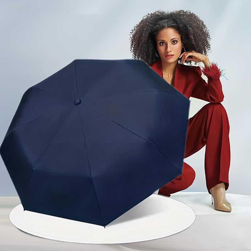 1 Fully Automatic Umbrella, Easy to Use, Compact and Portable Design, Suitable for Travel, Windproof Features, Rain and Water Weather Resistance, Business Folding Umbrella Waterproof Rain Black Travel Umbrella Compact Umbrella