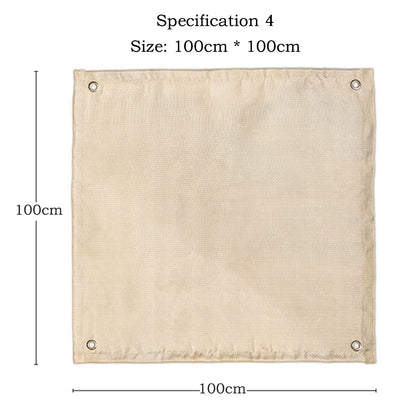 Portable Outdoor Fire Pit Grill Collapsing Steel Mesh Fire Stand Stainless Steel Foldable Mesh Fire Pit Outdoor Wood Heater Heat