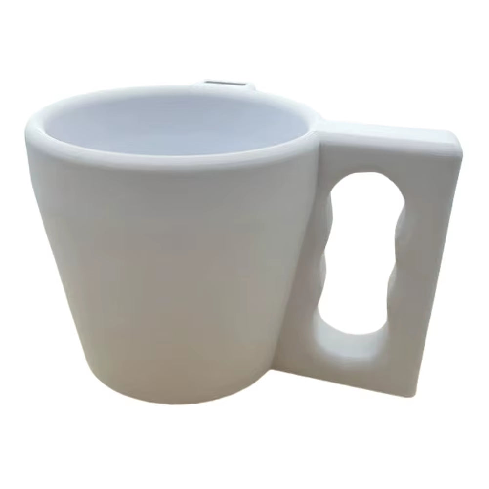 Insulated Cup Holder Reusable Ice Cream Sleeve Plastic with Handle Spoon Holder for Yogurt and Frozen Desserts