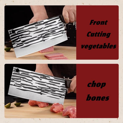 Chef Handle Kitchen Knife -High Hardness Stainless Steelknife for Versatile Home Use, Outdoor Camping & More,Durable Construction