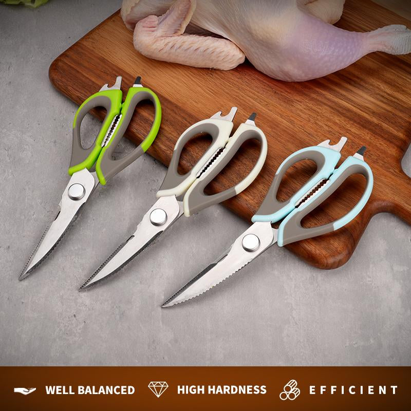 3 Piece Kitchen Scissors Setcutting Chicken Bonespeeling Fish Scalebottle Openingcanning Fruit Knifecutting Fruithigh Quality Steel Set