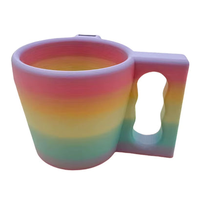 Insulated Cup Holder Reusable Ice Cream Sleeve Plastic with Handle Spoon Holder for Yogurt and Frozen Desserts