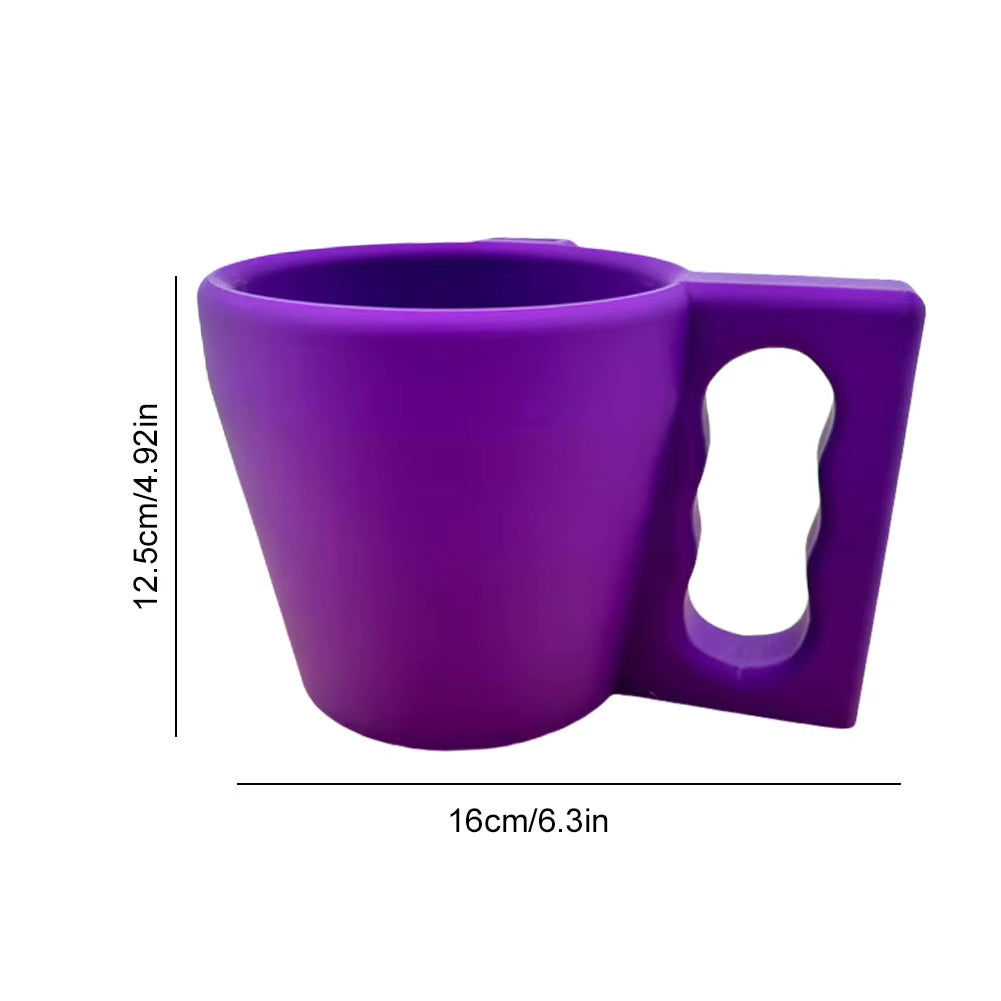 Insulated Cup Holder Reusable Ice Cream Sleeve Plastic with Handle Spoon Holder for Yogurt and Frozen Desserts