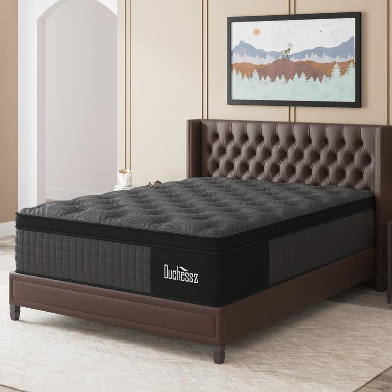 Duchessz 10"12"14" Twin Full Queen King Size Mattress in a Box Hybrid Spring Memory Foam