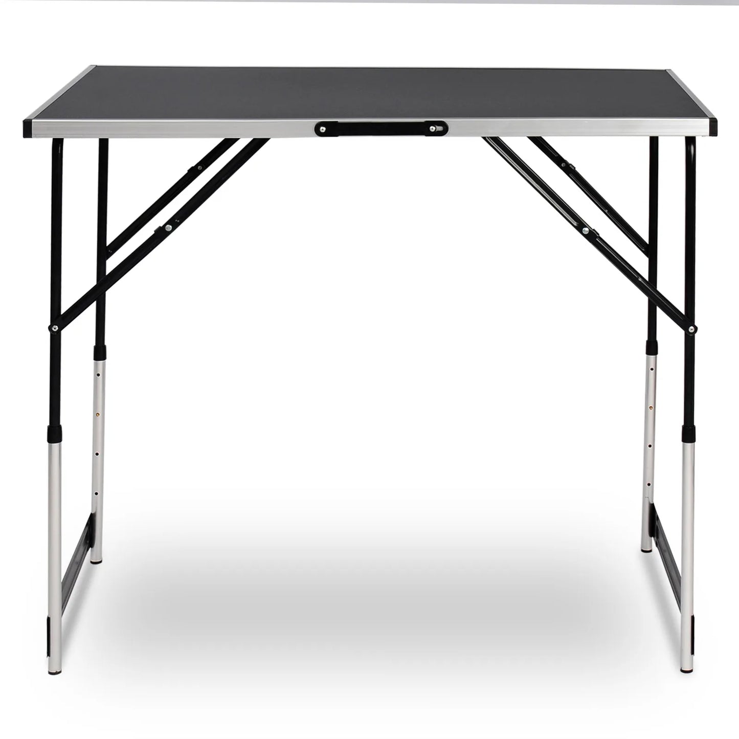 Aluminum Steel Folding Camping Table Foldable Outdoor Dinner Desk Garden Work Balcony Table for Family Party Picnic BBQ