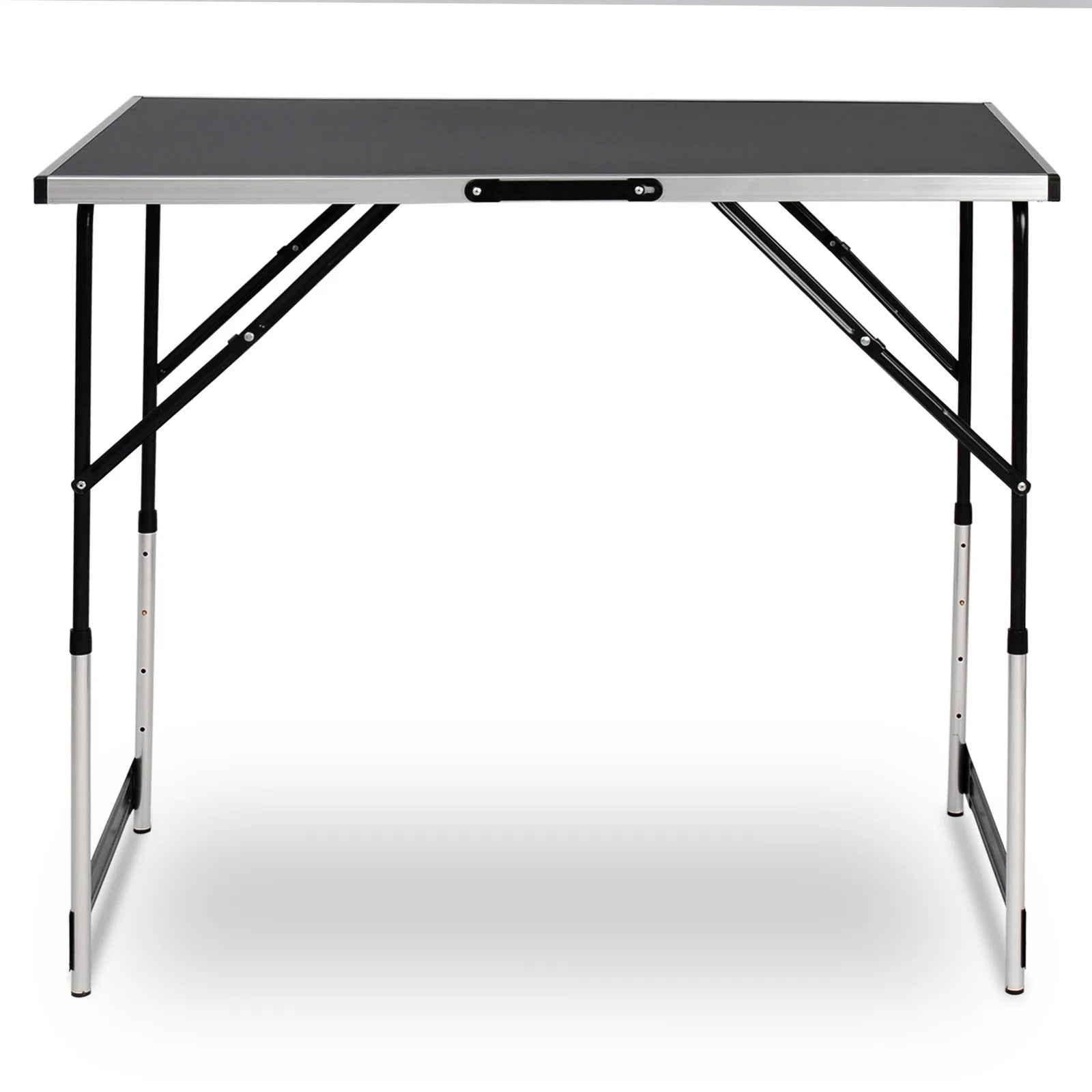 Aluminum Steel Folding Camping Table Foldable Outdoor Dinner Desk Garden Work Balcony Table for Family Party Picnic BBQ