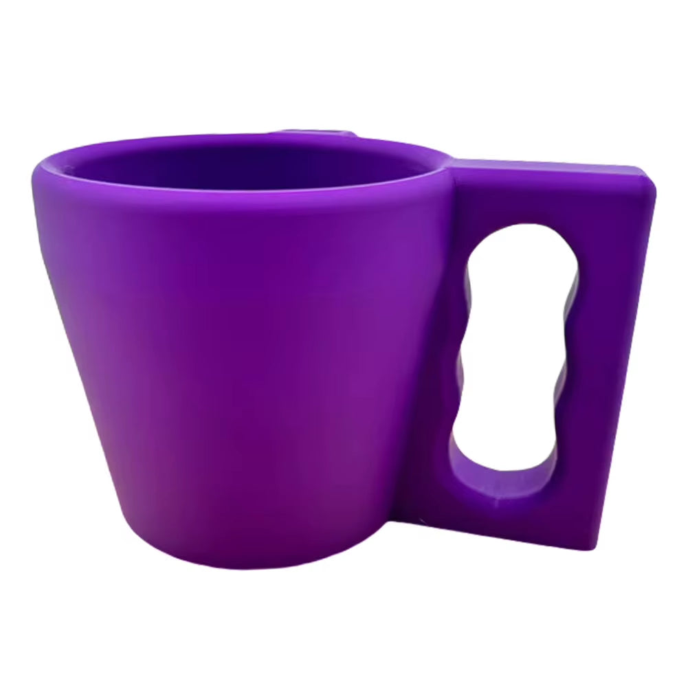 Insulated Cup Holder Reusable Ice Cream Sleeve Plastic with Handle Spoon Holder for Yogurt and Frozen Desserts