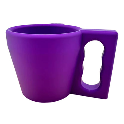 Insulated Cup Holder Reusable Ice Cream Sleeve Plastic with Handle Spoon Holder for Yogurt and Frozen Desserts