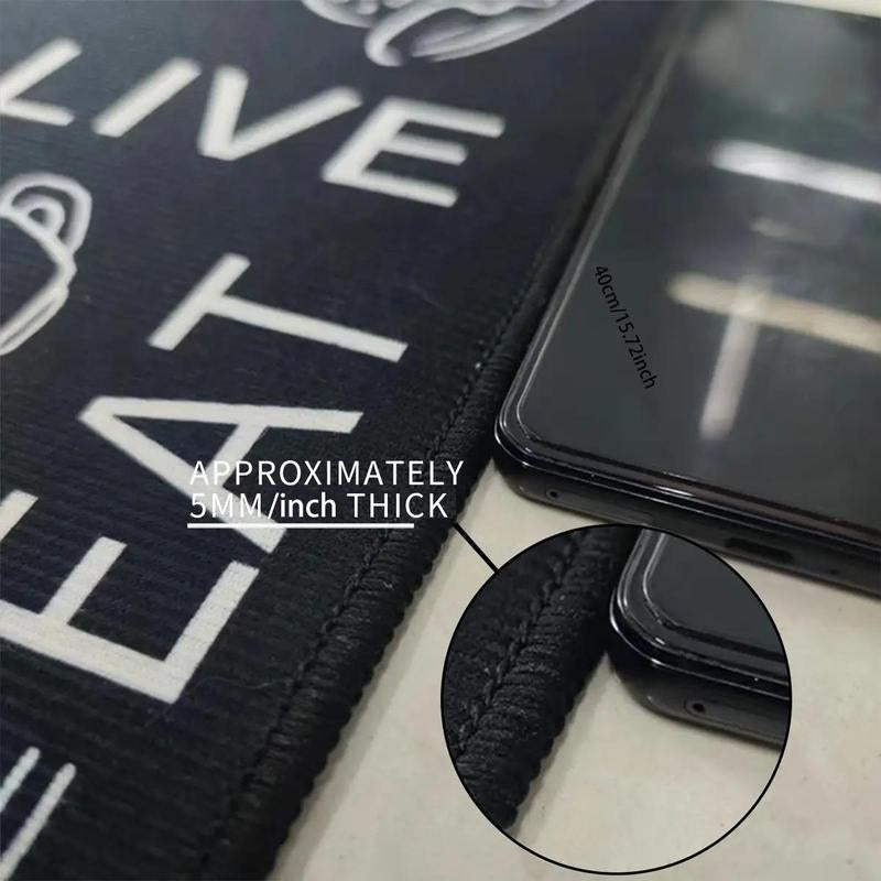 Magnetic Tape Pattern Rug, 1 Count Modern Style Non-Slip Floor Mat, Home Decoration Mat for Living Room & Bedroom & Kitchen