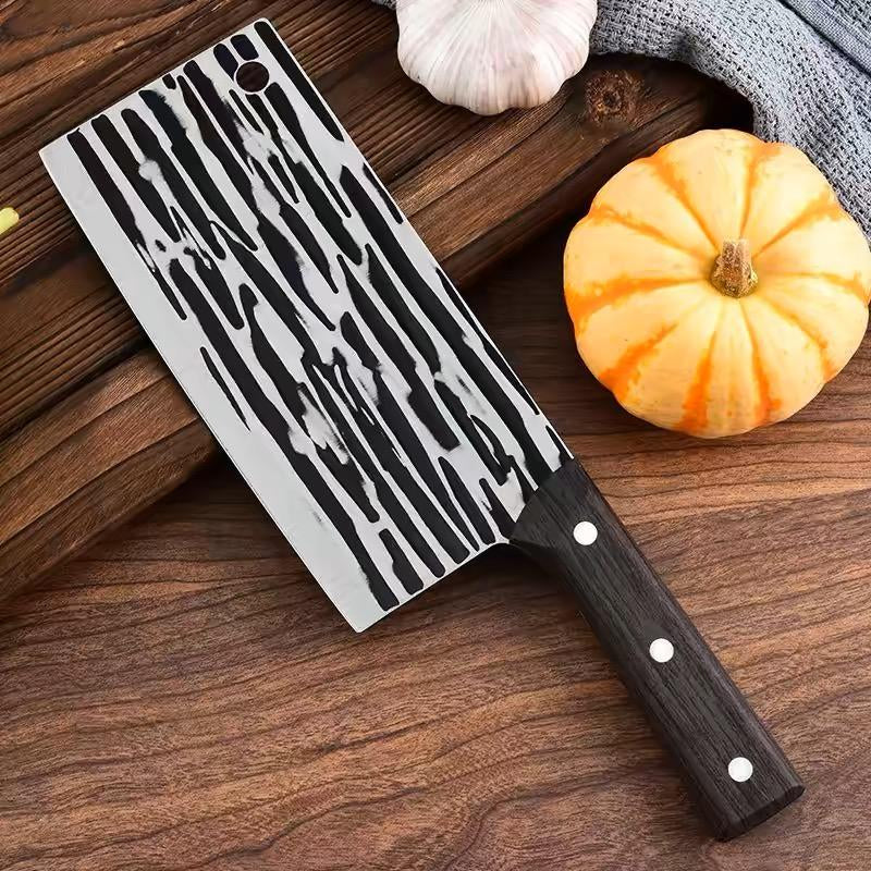 Chef Handle Kitchen Knife -High Hardness Stainless Steelknife for Versatile Home Use, Outdoor Camping & More,Durable Construction