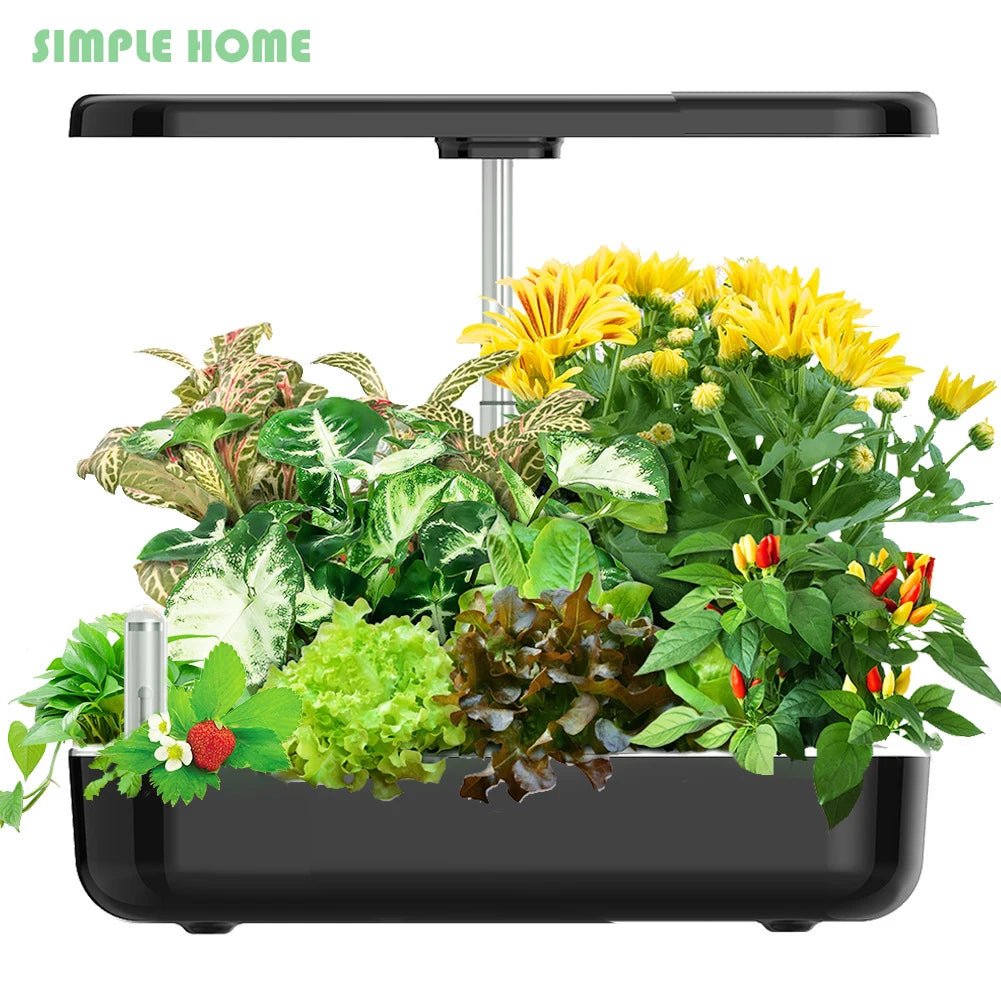 Hydroponics Growing System for Indoor Garden with Led Grow Light Non-Toxic Soilless Smart Planting Machine
