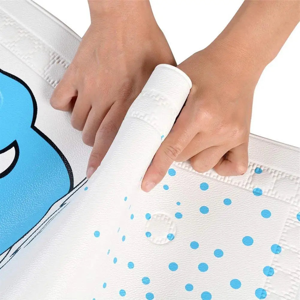 Baby Bath Mat with Baby Shower Seat Bathtub Cushion Back Support Non-Slip Safety Comfortable Chair Baby Bath Seat