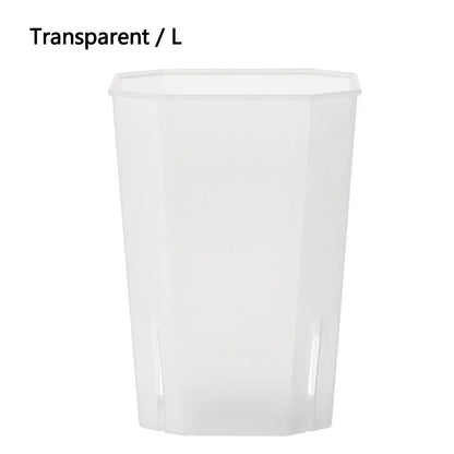 Plastics Side Hole Flower Pot Octagonal Square Pots Wholesale Succulent Flower Pots Resin Succulents Vientiane Pots Transparent