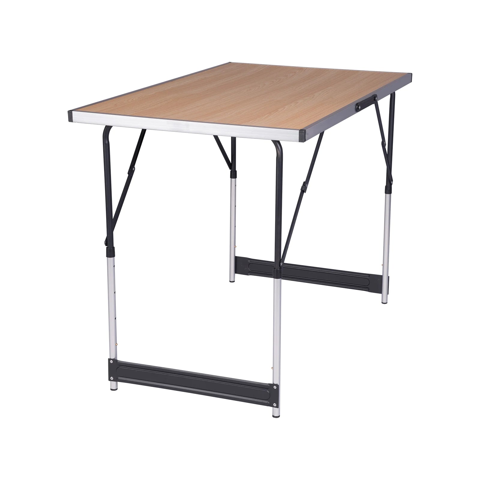 Aluminum Steel Folding Camping Table Foldable Outdoor Dinner Desk Garden Work Balcony Table for Family Party Picnic BBQ