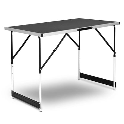 Aluminum Steel Folding Camping Table Foldable Outdoor Dinner Desk Garden Work Balcony Table for Family Party Picnic BBQ