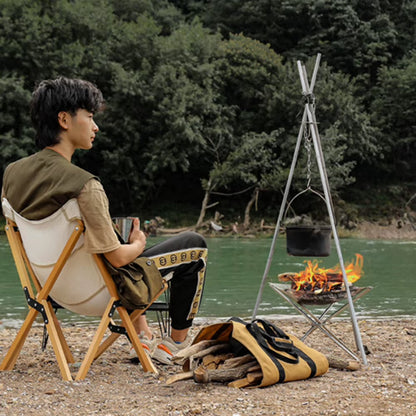 Portable Outdoor Fire Pit Grill Collapsing Steel Mesh Fire Stand Stainless Steel Foldable Mesh Fire Pit Outdoor Wood Heater Heat