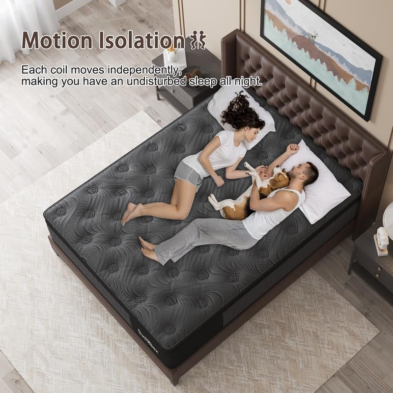 Duchessz 10"12"14" Twin Full Queen King Size Mattress in a Box Hybrid Spring Memory Foam