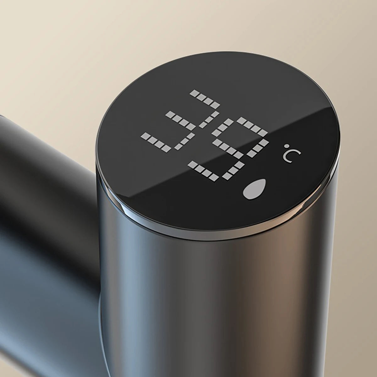 Digital Display LED Basin Faucet 360 Rotation Multi-Function Stream Sprayer Hot Cold Water Sink Mixer Wash Tap for Bathroom