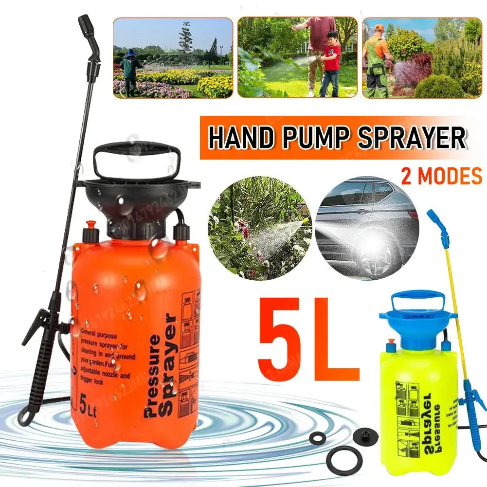 5/8L Gardening Household Water Pump Pressure Sprayer Adjustable Strap Plant Spray Bottle Agriculture Gardening Irrigation Tool