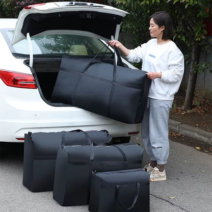 Extra Large Waterproof Moving Luggage Bags Laundry Shopping Bag Foldable Luggage Travel Bag Large Capacity Quilt Organizer
