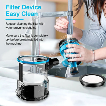 Wired Vacuum Cleaner  I5 Handheld Stick Vacuum With18Kpa 600W Powerful Suction Bagless Vacuum for Household Cleaning