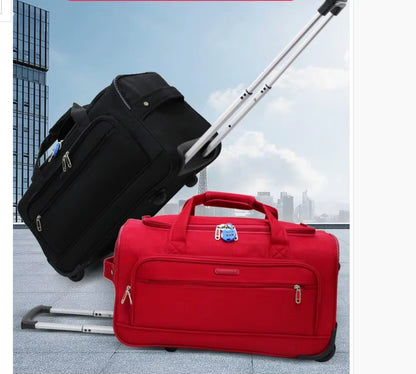 Men Travel Trolley Bags Wheeled Bag Women Travel Luggage Bag Rolling Suitcase Travel Rolling Bags on Wheels Travel Luggage Bag