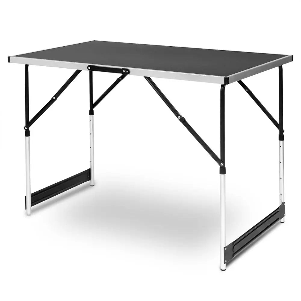 Aluminum Steel Folding Camping Table Foldable Outdoor Dinner Desk Garden Work Balcony Table for Family Party Picnic BBQ