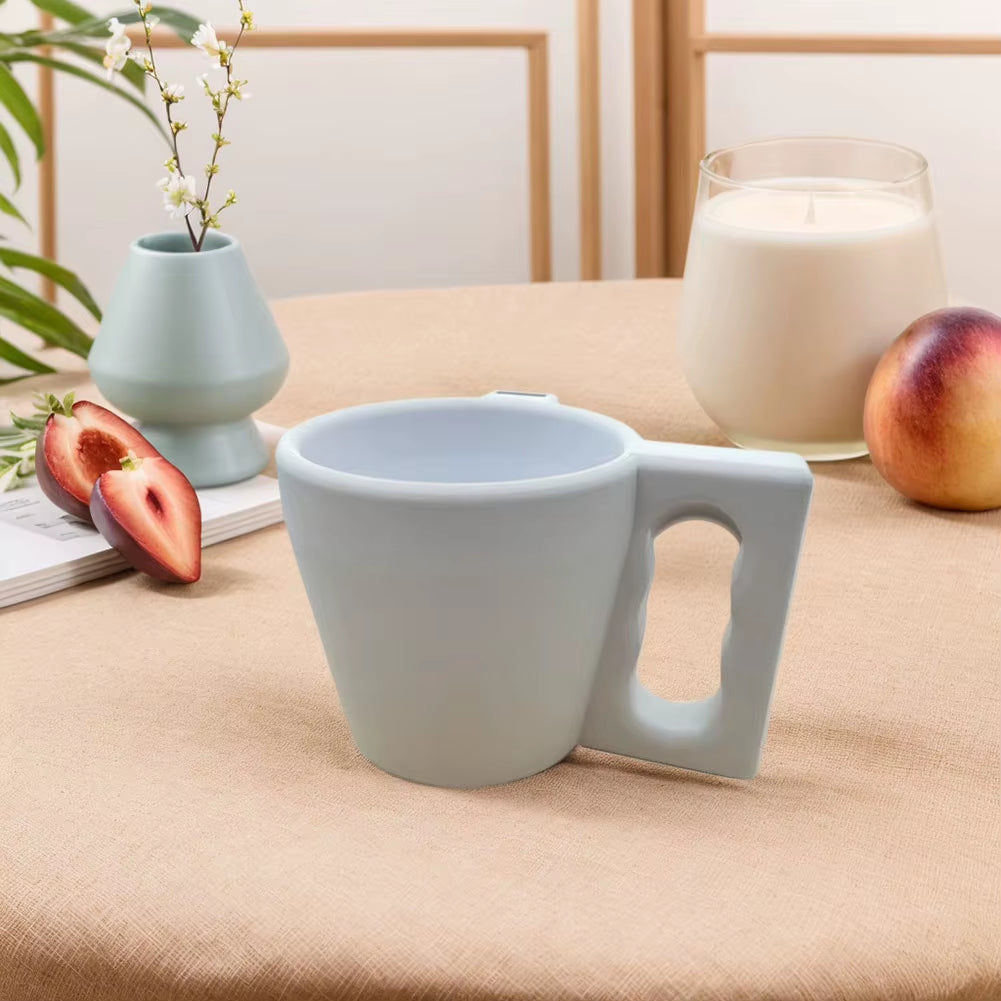 Insulated Cup Holder Reusable Ice Cream Sleeve Plastic with Handle Spoon Holder for Yogurt and Frozen Desserts