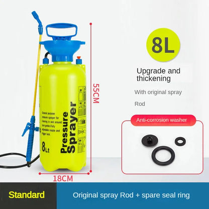 5/8L Gardening Household Water Pump Pressure Sprayer Adjustable Strap Plant Spray Bottle Agriculture Gardening Irrigation Tool